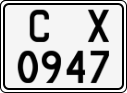 License plate of Bulgaria, Motorcycles
