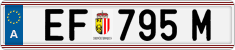 License plate of Austria, Regular plates