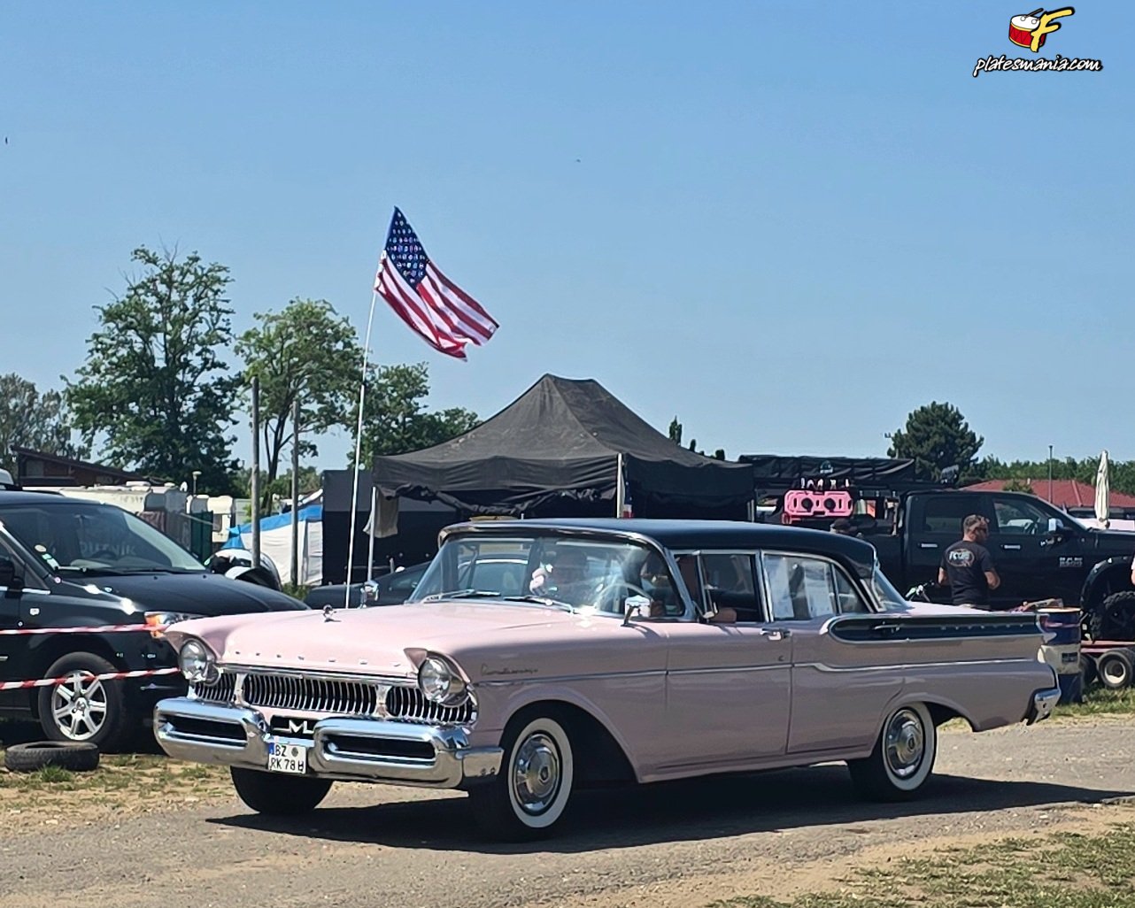 BZ RK 78 H, Mercury Monterey 3rd gen 1957 4-door Sedan (58A), 1956–1957