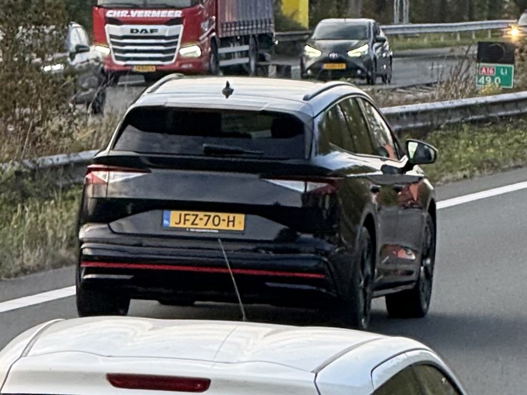 JFZ-70-H, Skoda Enyaq 1st gen RS iV SUV (NY), facelift, 2025–