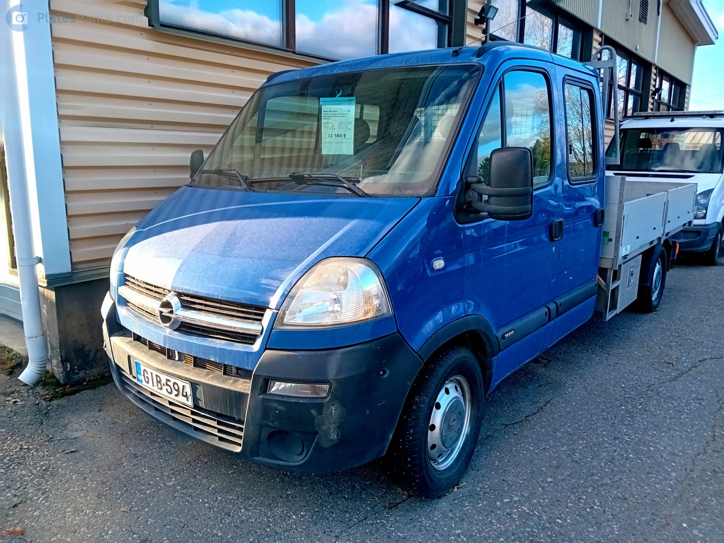 GIB-594, Opel Movano 1st gen Double Cab (A; X70), facelift, 2003–2010