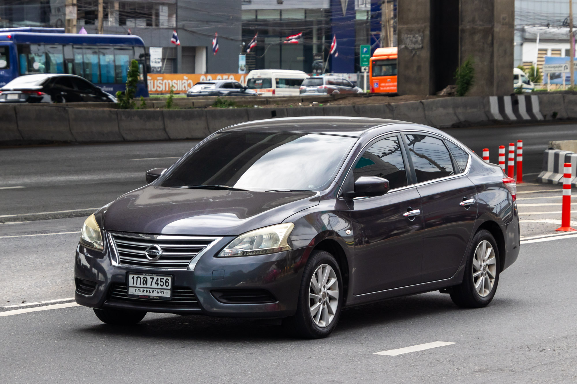 1กล 7456, Nissan Sylphy 3rd gen (NB17), 2012–2020