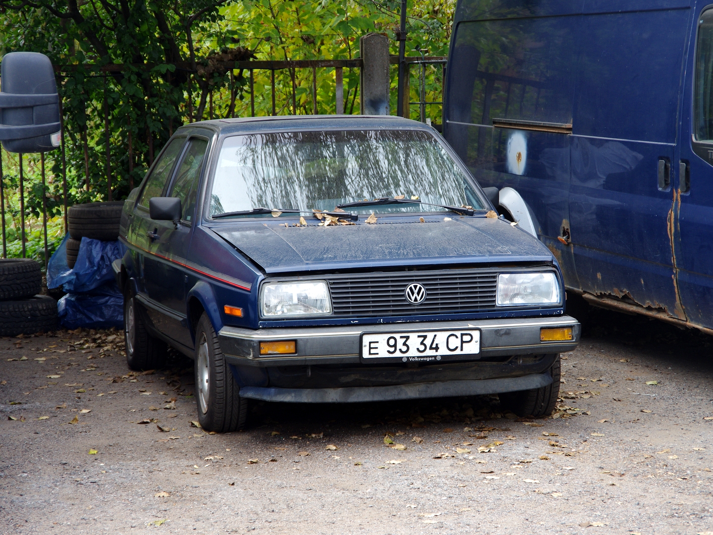 е 9334 СР, Volkswagen Jetta 2nd gen 2-door Sedan (1G), 1984–1992