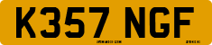 License plate of the United Kingdom, 1983 year system