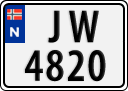 License plate of Norway, Trailers, motorcycles, special vehicles