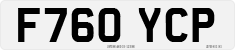 License plate of the United Kingdom, 1983 year system