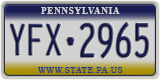 Pennsylvania, ABC-1234
