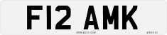 License plate of the United Kingdom, 1983 year system