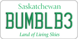 Saskatchewan, Vanity Plates