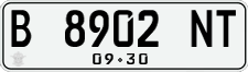 License plate of Indonesia, Regular plates