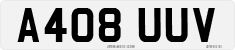 License plate of the United Kingdom, 1983 year system