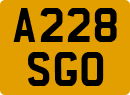 License plate of the United Kingdom, 1983 year system