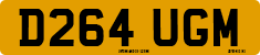 License plate of the United Kingdom, 1983 year system