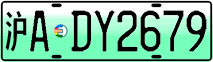 License plate of China, Electric vehicles