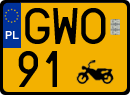 License plates of Poland, Oldtimers