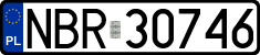 License plates of Poland, Regular car plates