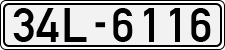 License plate of Vietnam, Cars