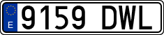 License plates of Spain, Ordinary (2000)