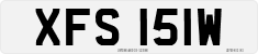 License plate of the United Kingdom, 1963 year system