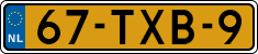 License plate of the Netherlands, Cars