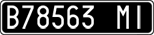 License plate of Italy, Cars (1927 year series)