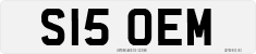 License plate of the United Kingdom, 1983 year system