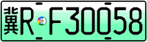 License plate of China, Electric vehicles