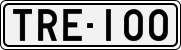 License plate of Finland, Cars