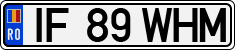 License plate of Romania, Regular plates