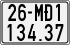 License plate of Vietnam, Specialty plates