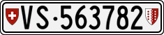 License plate of Switzerland, Cars