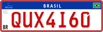 License plate of Brazil, Commercial vehicles (Mercosul)