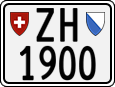 License plate of Switzerland, Motorcycles
