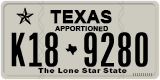 Texas, Apportioned vehicles (2012) (A12-3456)