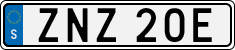 License plate of Sweden, Regular plates