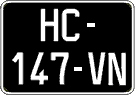 French license plate, SIV (oldtimers)