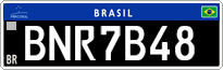 License plate of Brazil, Oldtimers (Mercosul)