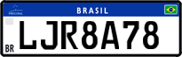 License plate of Brazil, Private owners (Mercosul)