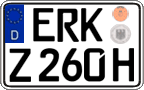 German license plate, Plates for oldtimers (type 