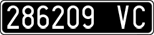 License plate of Italy, Cars (1927 year series)