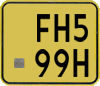 License plate of the Netherlands, Mopeds