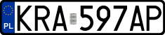 License plates of Poland, Regular car plates