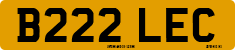 License plate of the United Kingdom, 1983 year system
