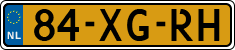 License plate of the Netherlands, Cars