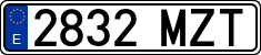 License plates of Spain, Ordinary (2000)