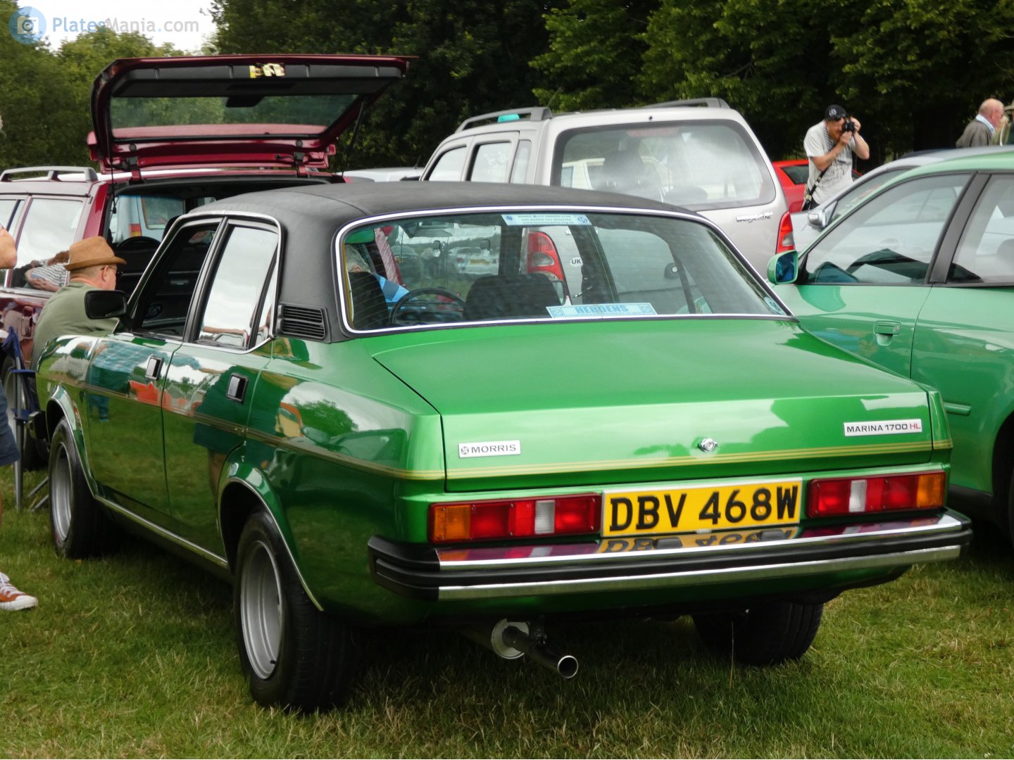 DBV468W, Morris Marina 1st gen Sedan (ADO28), 1971–1980