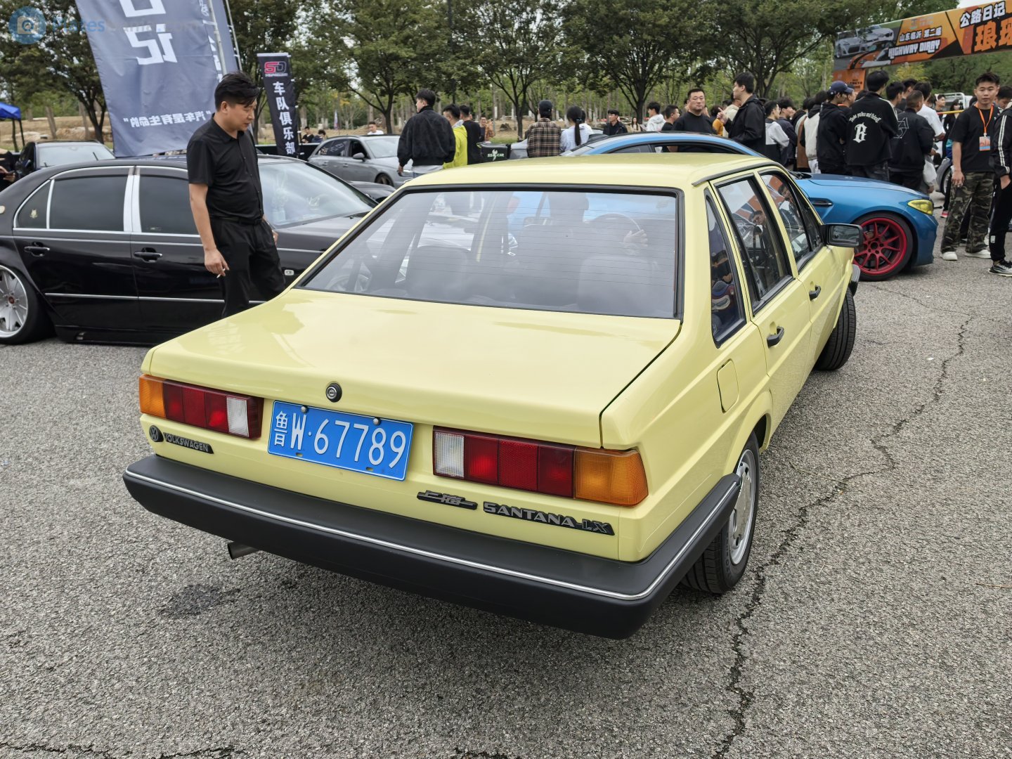 鲁W·67789, Volkswagen Santana 1st gen Sedan, 1981–1989 (–2012 for CN-market)
