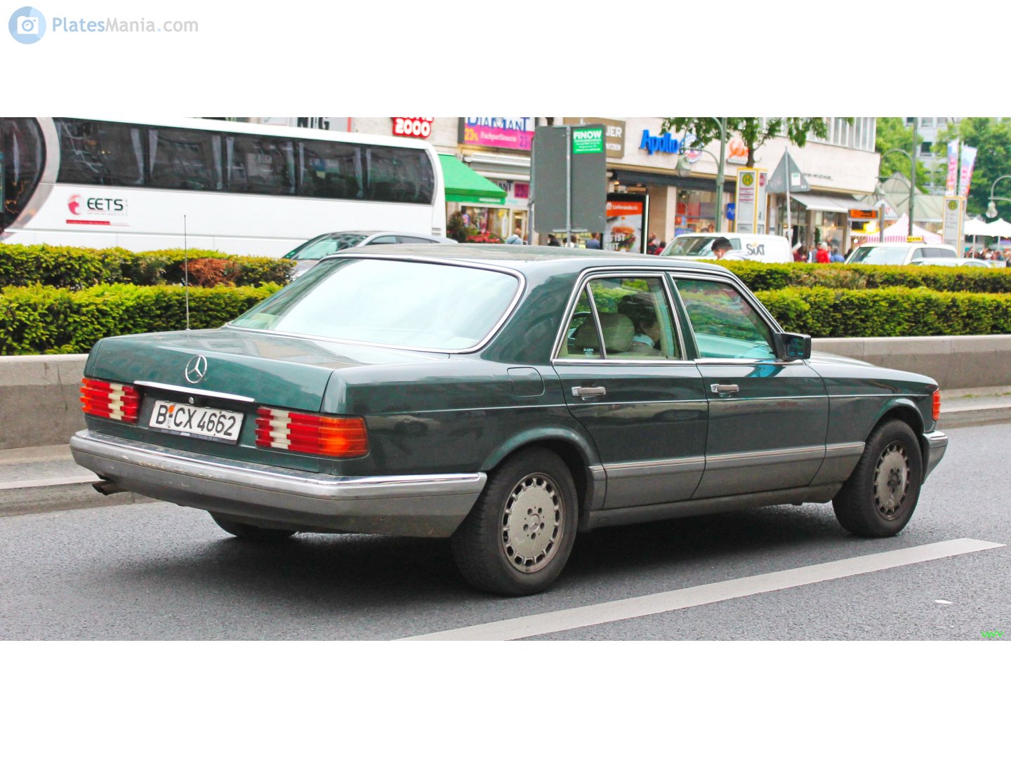 B CX 4662, Mercedes-Benz S-Klasse 4th gen Sedan (W126/V126), 1979–1991