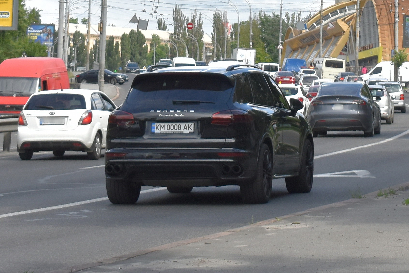 KM 0008 AK, Porsche Cayenne 2nd gen (958; 92A), facelift, 2014–2017