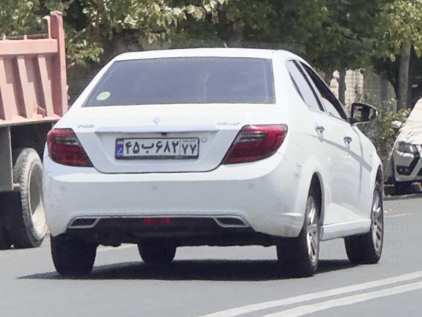 ۴۵ب۶۸۲ ۷۷, Iran Khodro Dena 1st gen (NX7), 2011–